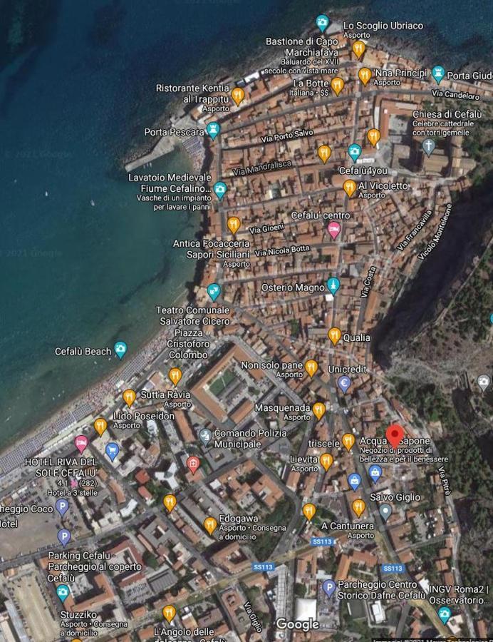 Villa Pina Cefalù Exterior foto